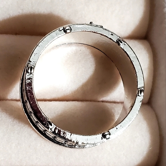 Punk style tire w/ motorcycle 🏍 men's ring size 10. - Picture 4 of 5